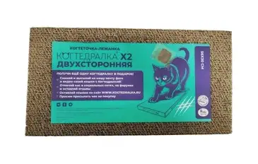 Купить РАВ Когтеточка-лежанка двухсторонняя для кошек гофрокартон "когтедралка" 