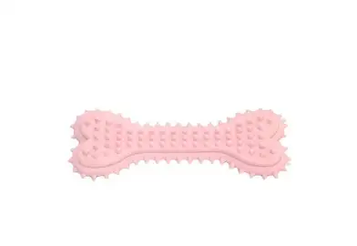HOMEPET Foam TPR Puppy игрушка для собак косточка с шипами нежно лиловая