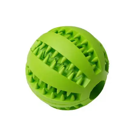 Купить homepet silver series игрушка для собак мяч для чистки зубов зеленый каучук