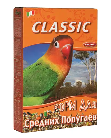 Купить fiory classic сухой корм для средних попугаев