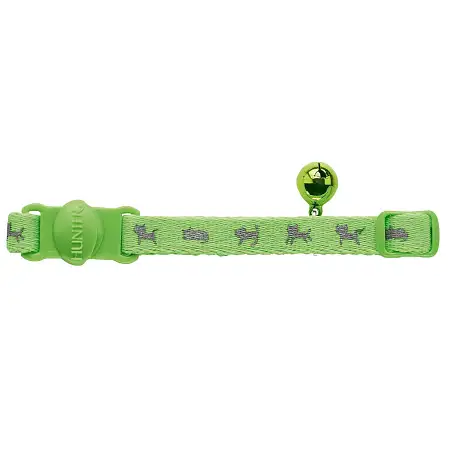 Купить hunter smart ошейник для кошек neon нейлон зеленый