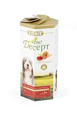 TiTBiT лакомство для собак био десерт с мясом ягненка стандарт