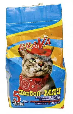 Brava Ковбой Наполнитель впитывающий для кошек