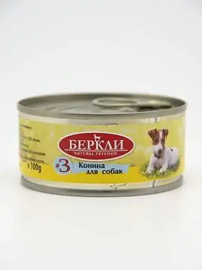 Berkley консервы для собак с кониной LOCAL