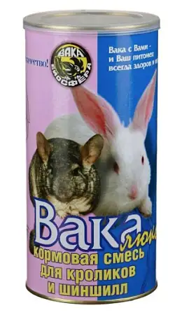 Купить ВАКА Люкс сухой корм для шиншилл и кроликов