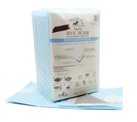 Купить vitavet care пеленки для кошек и собак гелевые с фиксирующими полосками и угольным фильтром 