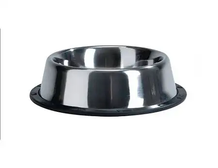 Купить homepet anti skid миска металлическая для собак и кошек на резинке