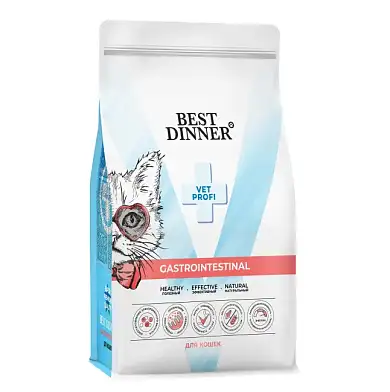 Best Dinner Vet Profi Gastrointestinal сухой корм для кошек при проблемах пищеварения
